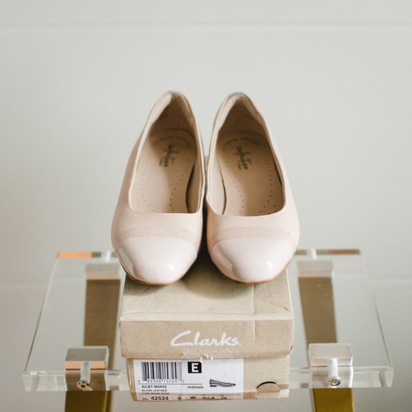 Clarks Women's Juliet Monte Flat Blush Leather 6 - Picture 2 of 9